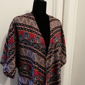 2/$20 Lottie And Holly Open Kimono Fringe Size M
